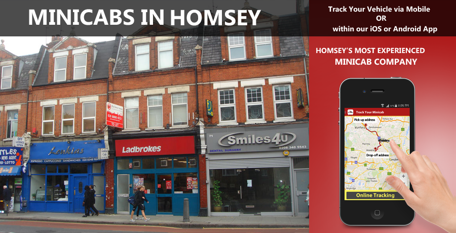 minicab-in-Homsey
